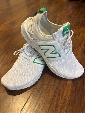 New Balance Fresh Foam X Cruz Artisan v3 - White Kelly Green Grey Matter